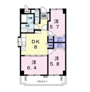 HILLS TAKARAの間取り画像