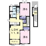 エクセレント ハイムの間取り画像