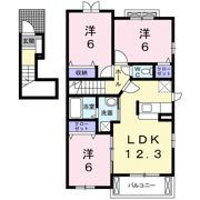 セゾン 五条Ⅱの間取り画像