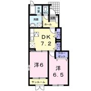 カーサデスパシオの間取り画像