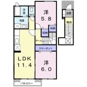 ソーレ・アロッジオⅠの間取り画像