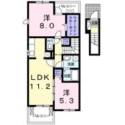 コンヴィスタ Aの間取り画像