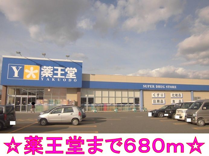 近くの薬王堂まで680m(徒歩9分)