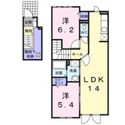 ベルオーブWの間取り画像
