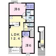 ロタード Bの間取り画像
