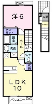 サンライズ・ヴィラ Ⅱの間取り画像