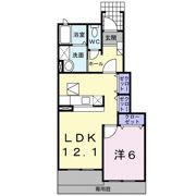 ハピネス・ブルック Ⅰの間取り画像