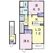 栗の木ハイツの間取り画像