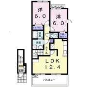 サンライズ Ⅱの間取り画像