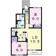エルム プラシードA－8号館の間取り画像