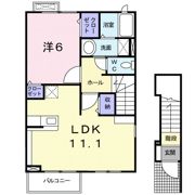 ヴァンベールAの間取り画像