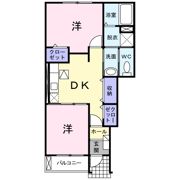 ヴァンベールBの間取り画像