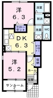 アイリスタウン イストⅠの間取り画像