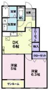 ベルアルモニーBの間取り画像