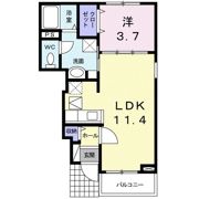 ベリーリーフⅡの間取り画像