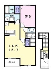パークサイド湘南Bの間取り画像
