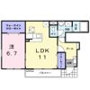 オーブ Bの間取り画像