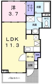 グランノヴァⅣの間取り画像