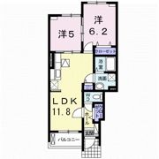プロムナード高田Bの間取り画像