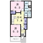 サニーブリーズ五日市観音の間取り画像