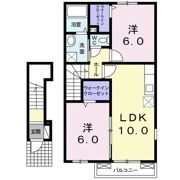 ヴィオラメゾンⅡの間取り画像
