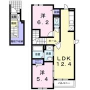 グラース アン ポタジェ Ⅱの間取り画像