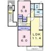 グリーンハイツ鷹取の間取り画像