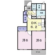 グラスロ－ズ・隼人Bの間取り画像