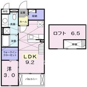 ラフレシール・メゾン・宮﨑Ⅰの間取り画像
