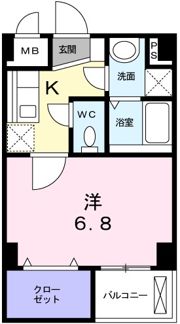 KONTI松野の間取り画像