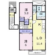 メゾン・ヴィオラ B棟の間取り画像