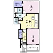 オスピターレ カーサⅡCの間取り画像