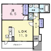アルカディアAの間取り画像