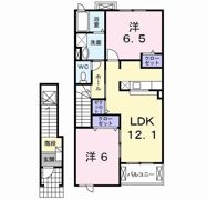 グランディールⅡ番館の間取り画像