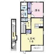 ルミーナⅢの間取り画像