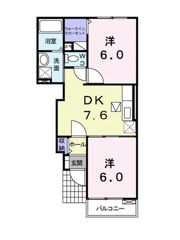 アンジュ・コリーヌの間取り画像