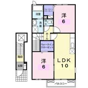 プロムナード モコB棟の間取り画像