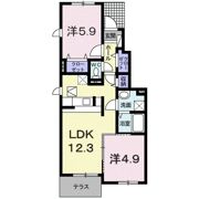 サンリットⅠの間取り画像