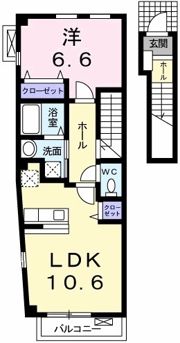 フォルテ月見山の間取り画像