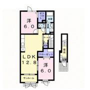 スパシアス Eの間取り画像