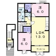 スパシアス Wの間取り画像