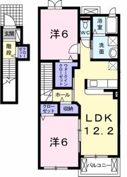 クレアーレ Cの間取り画像