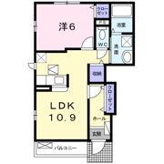 レ クレ ドール Aの間取り画像