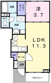 アルカンシェルの間取り画像