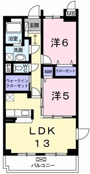 シャルマンソレイユの間取り画像