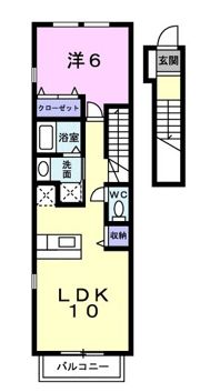 シャトー松田の間取り画像