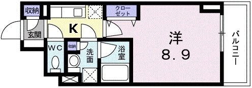広尾ビューヒルズの間取り画像