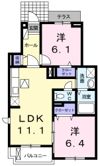 舞子坂ヒルズⅡの間取り画像