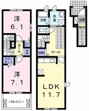 舞子坂ヒルズⅡの間取り画像