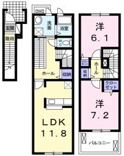 舞子坂ヒルズⅡの間取り画像
